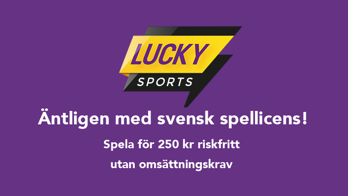 lucky sports nu med svensk spellicens